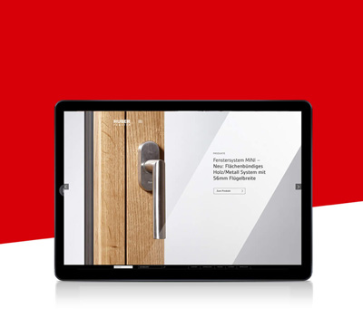 Responsive Webseite Huber Fenster von EightyNine, Agentur für Corporate Design und Grafik in St. Gallen, Schweiz